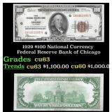 1929 $100 National Currency Federal Reserve Bank o