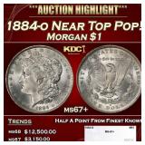 1884-o Morgan Dollar Near Top Pop! $1 ms67+ SEGS
