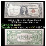 1935A $1 Silver Certificate Hawaii WWII Emergency
