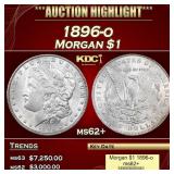 1896-o Morgan Dollar $1 ms62+ USCG