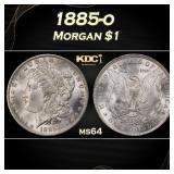 1885-o Morgan Dollar $1 Grades ms64