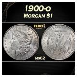1900-o Morgan Dollar $1 Grades ms62
