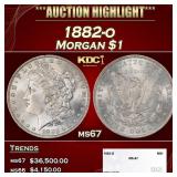 1882-o Morgan Dollar $1 ms67 SEGS