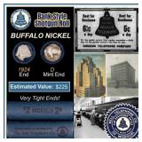 Buffalo Nickel Shotgun Roll in Old Bank Style 