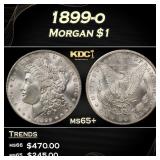 1899-o Morgan Dollar $1 Grades ms65+