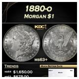 1880-o Morgan Dollar $1 ms63+ SEGS