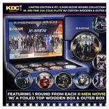 Limited Edition 8 Coin X-men Movie Gold Plated Col