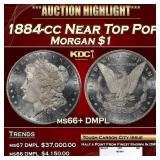 1884-cc Morgan Dollar Near Top Pop $1 ms66+ DMPL S