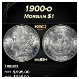 1900-o Morgan Dollar $1 Grades ms65+