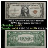 1935A $1 Silver Certificate Hawaii WWII Emergency