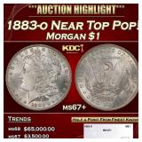 1883-o Morgan Dollar Near Top Pop! $1 ms67+ SEGS