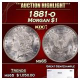 1881-o Morgan Dollar $1 ms65 SEGS