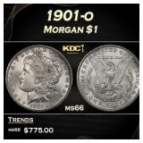 1901-o Morgan Dollar $1 Grades ms66