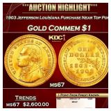 1903 Jefferson Louisiana Purchase Gold Commem Doll