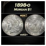 1898-o Morgan Dollar $1 Grades ms62+