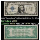 1928 $1 Blue Seal Silver Certificate "Funnyback" G