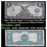 1899 $1 large size Silver Certificate "Black Eagle
