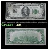 1928A $100 Green Seal Federal Reserve Note "Redeem