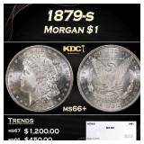 1879-s Morgan Dollar $1 ms66+ SEGS
