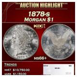 1878-s Morgan Dollar $1 ms66+ SEGS
