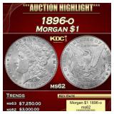 1896-o Morgan Dollar $1 ms62 USCG