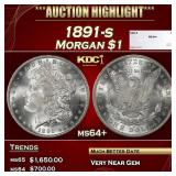 1891-s Morgan Dollar $1 ms64+ SEGS