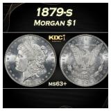 1879-s Morgan Dollar $1 Grades ms63+