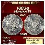 1883-s Morgan Dollar $1 ms62+ USCG
