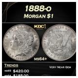 1888-o Morgan Dollar $1 Grades ms64+