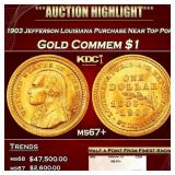 1903 Jefferson Louisiana Purchase Gold Commem Doll