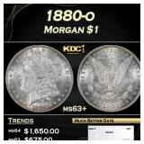 1880-o Morgan Dollar $1 ms63+ SEGS