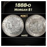 1888-o Morgan Dollar $1 Grades ms62