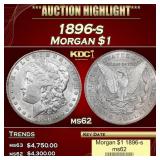 1896-s Morgan Dollar $1 ms62 USCG