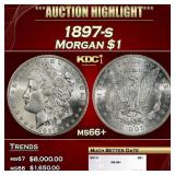 1897-s Morgan Dollar $1 ms66+ SEGS