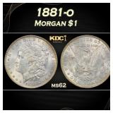 1881-o Morgan Dollar $1 Grades ms62