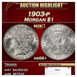 1903-p Morgan Dollar $1 ms66+ SEGS