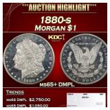 1880-s Morgan Dollar $1 ms65+ DMPL SEGS