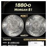 1880-o Morgan Dollar $1 ms63+ SEGS