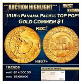 1915-s Panama Pacific Gold Commem Dollar TOP POP!
