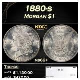 1880-s Morgan Dollar $1 ms66+ SEGS