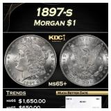 1897-s Morgan Dollar $1 ms65+ SEGS