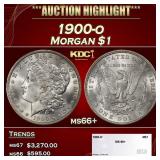 1900-o Morgan Dollar $1 ms66+ SEGS