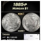 1885-p Morgan Dollar $1 ms66+ SEGS