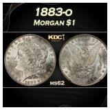 1883-o Morgan Dollar $1 Grades ms62