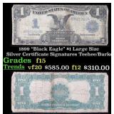 1899 $1 large size Silver Certificate "Black Eagle