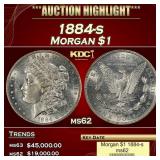 1884-s Morgan Dollar $1 ms62 USCG