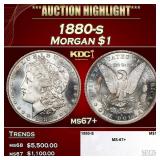 1880-s Morgan Dollar $1 ms67+ SEGS