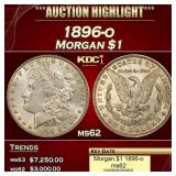 1896-o Morgan Dollar $1 ms62 USCG