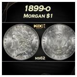 1899-o Morgan Dollar $1 Grades ms62