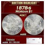 1878-s Morgan Dollar $1 ms66 SEGS